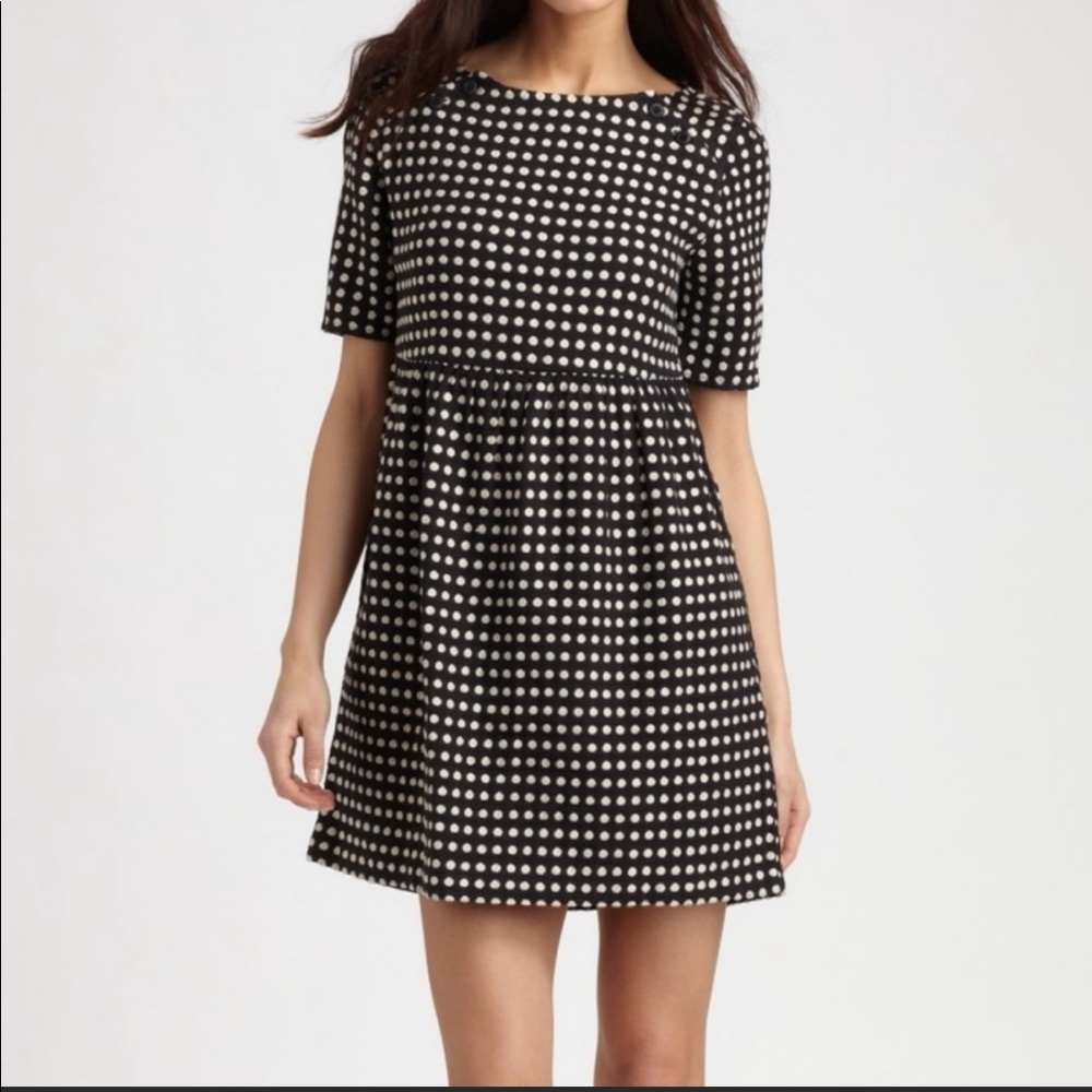 Ace + Jig polka dotted mini dress (linen/cotton)
